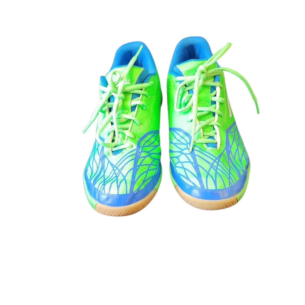 Adidas Men's‎ Neon Green and Blue Athletic Shoes Sz 8